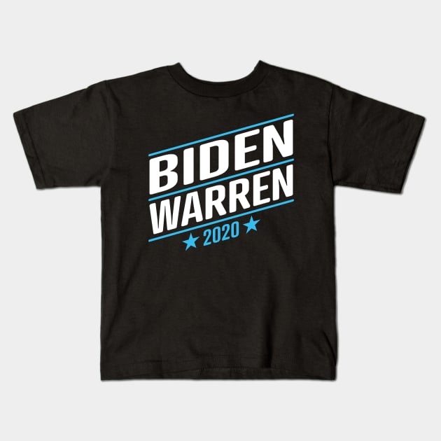 Joe Biden and Elizabeth Warren on the same ticket? President 46 and Vice President in 2020 Kids T-Shirt by YourGoods